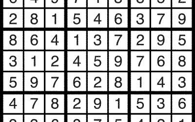 Sudoku Solution – Feb 3