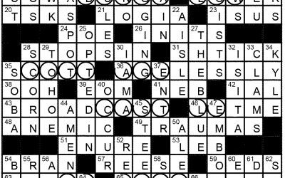 Crossword Solution – Feb 3