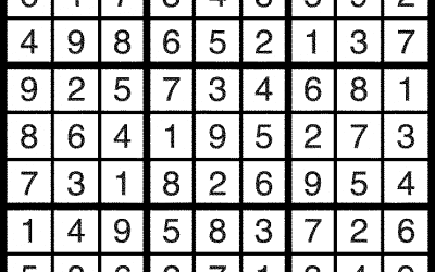 Sudoku Solutions – Jan 27