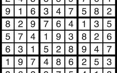 Sudoku Feb 17 Solution