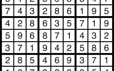 Sudoku Solution April 13