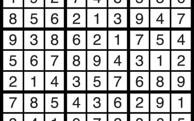 Sudoku Solution – June 1