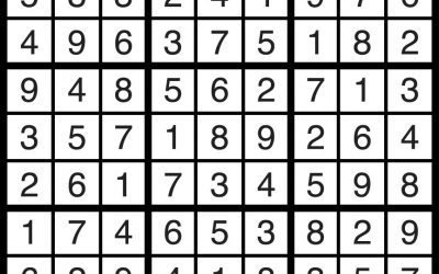 Sudoku Aug 24 – Solution