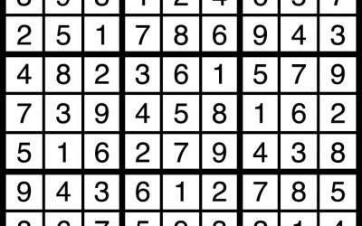 Sudoku Solution – Oct 19