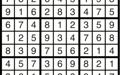 Sudoku | May 3 Solution