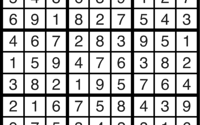 Sudoku | May 17 Solution