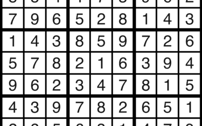 Sudoku | September 20 Solution