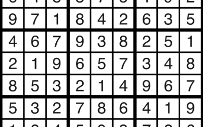 Sudoku | September 6 Solution