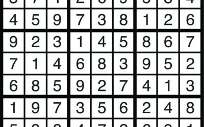 Sudoku | December 20 Solution