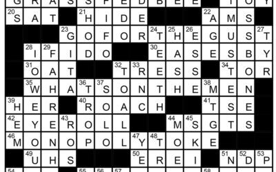 “What Was Lost is Found” | Crossword Solution July 8