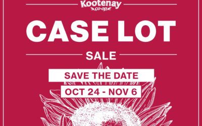 Kootenay Co-op Case Lot Sale